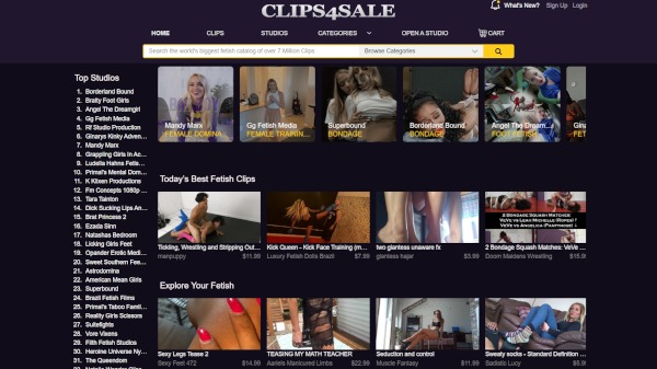 Clips 4 Sale Paysite Review