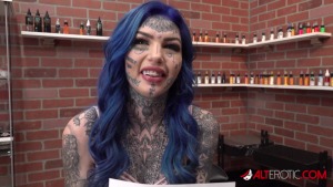 Amber Luke Gets Fucked After Getting a Butthole Tattoo