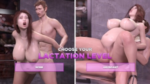 Pregnant Sex Game - Lactation Level Selection - Free Trial 